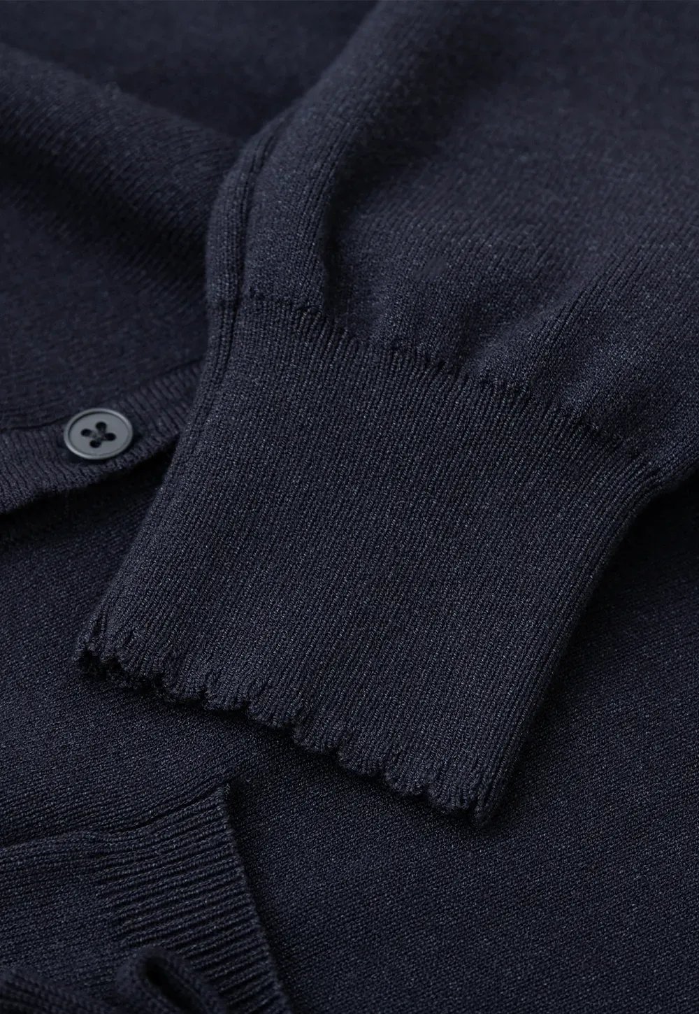 Button Front Cardigan with Drawstring Detail Woolen Knit Sweater