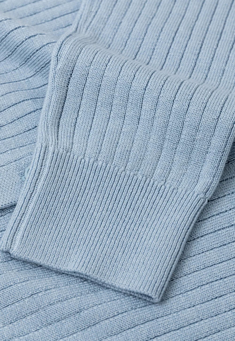 Ribbed Knit Cardigan with Button Front