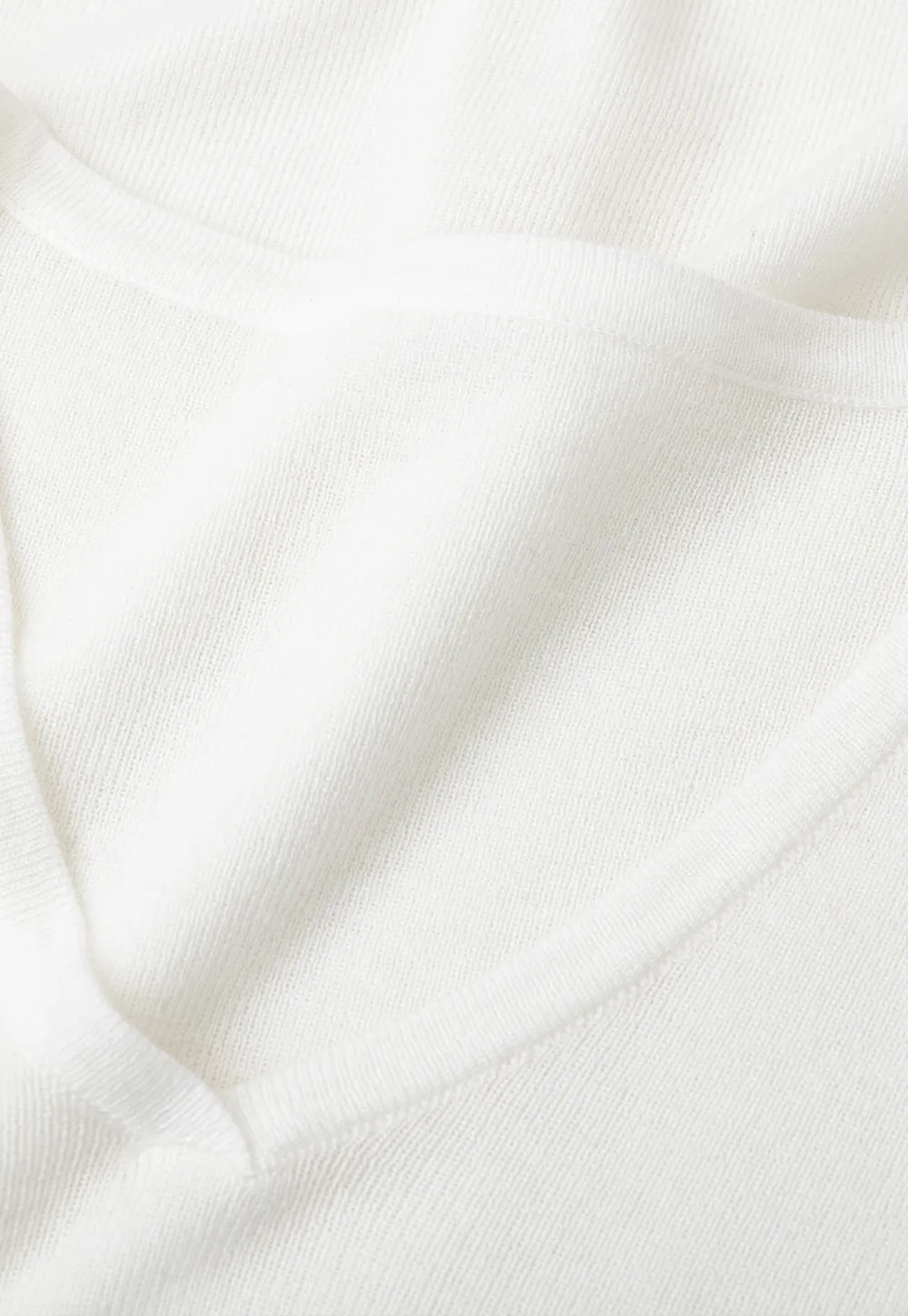 V Neck Long Sleeve Wool Knit Sweater