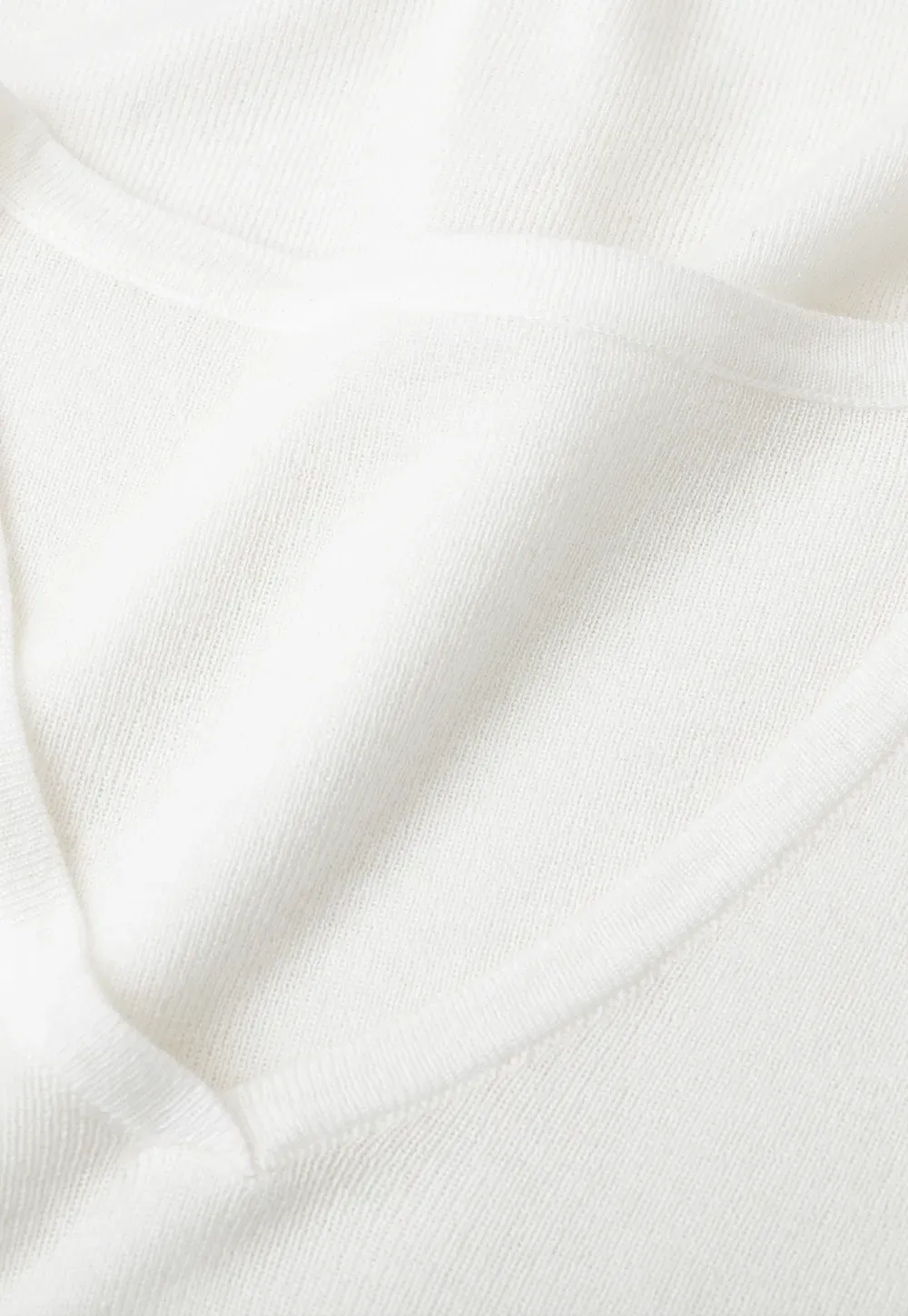 V Neck Long Sleeve Wool Knit Sweater
