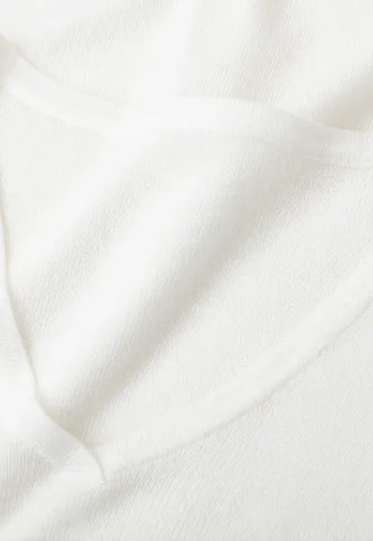 V Neck Long Sleeve Wool Knit Sweater
