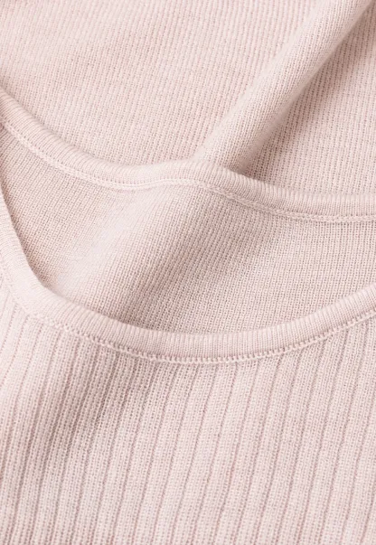 Asymmetrical Cutout Ribbed Knit Sweater