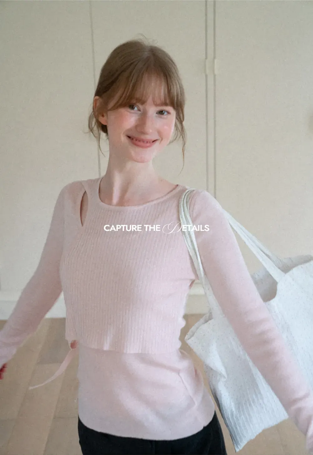 Asymmetrical Cutout Ribbed Knit Sweater