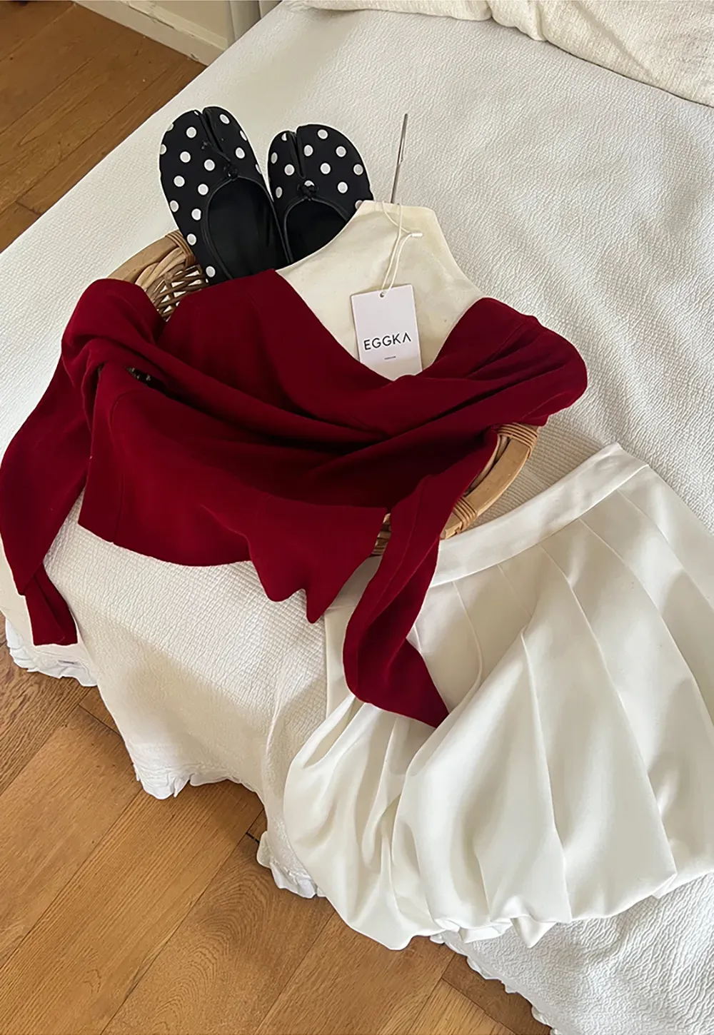 Asymmetrical Cowl Neck Woolen Knit Sweater