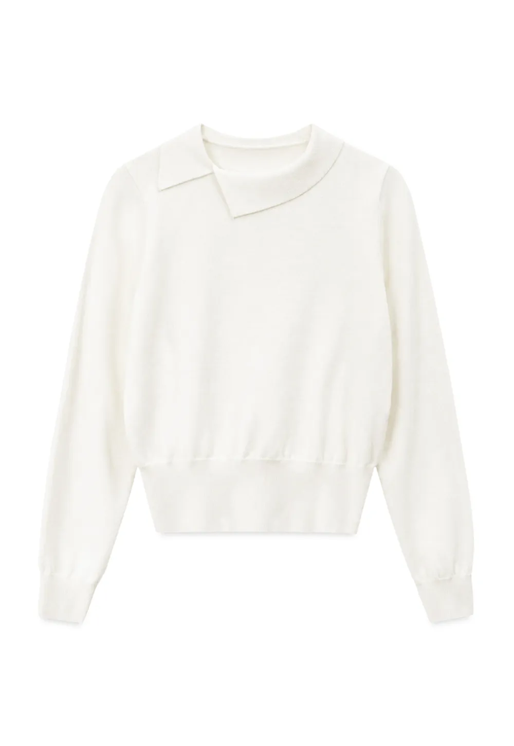 Peter Pan Collar Woolen Knit Sweater