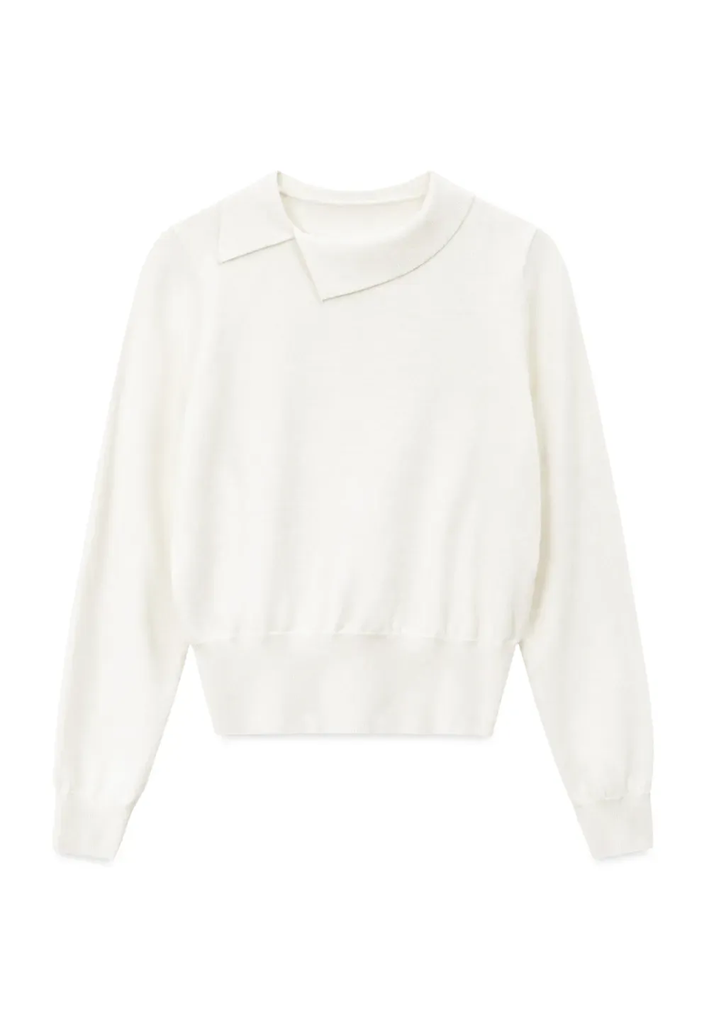 Peter Pan Collar Woolen Knit Sweater