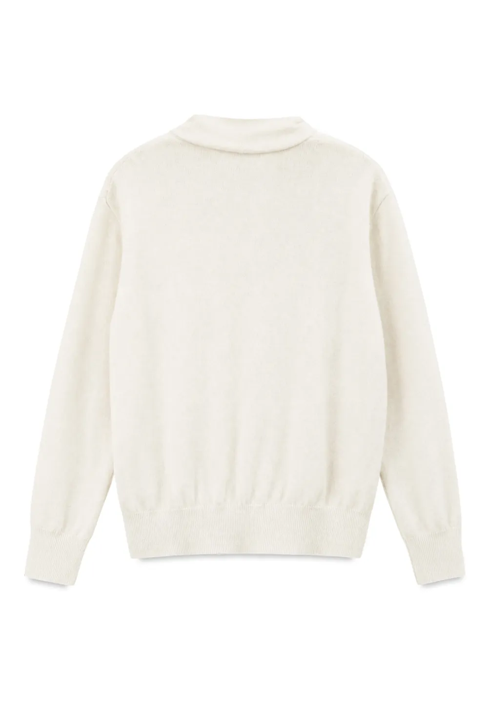 V Neck Button Front Cardigan Wool Knit Sweater