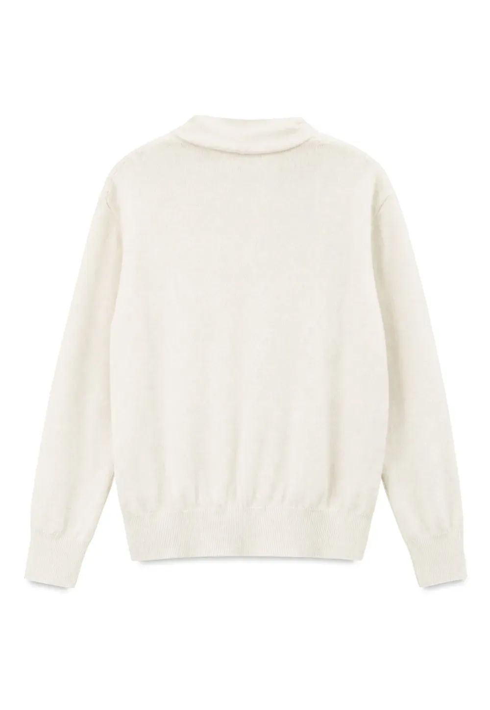 V Neck Button Front Cardigan Wool Knit Sweater