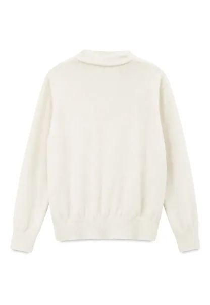 V Neck Button Front Cardigan Wool Knit Sweater
