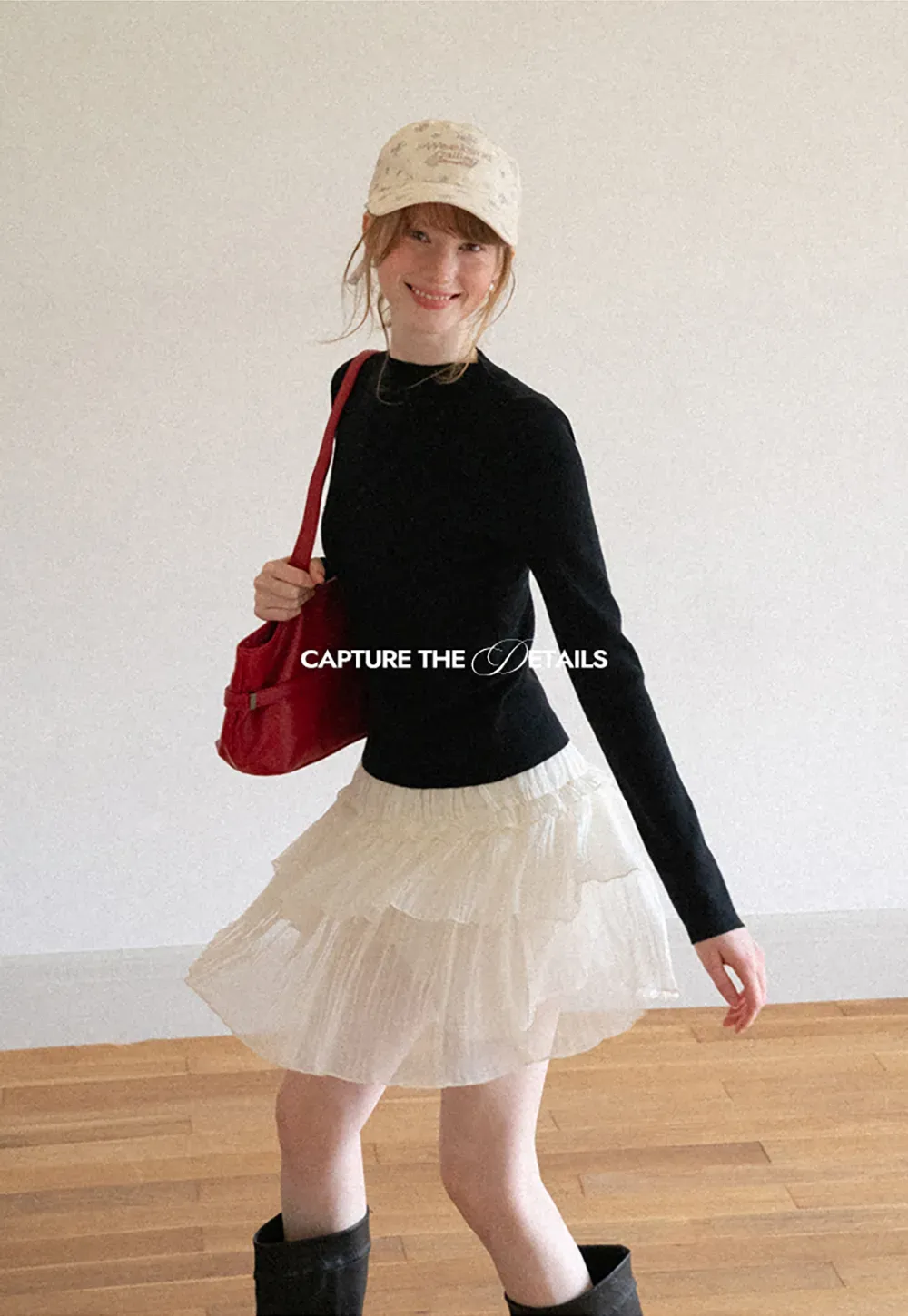 High Neck Long Sleeve Wool Knit Sweater