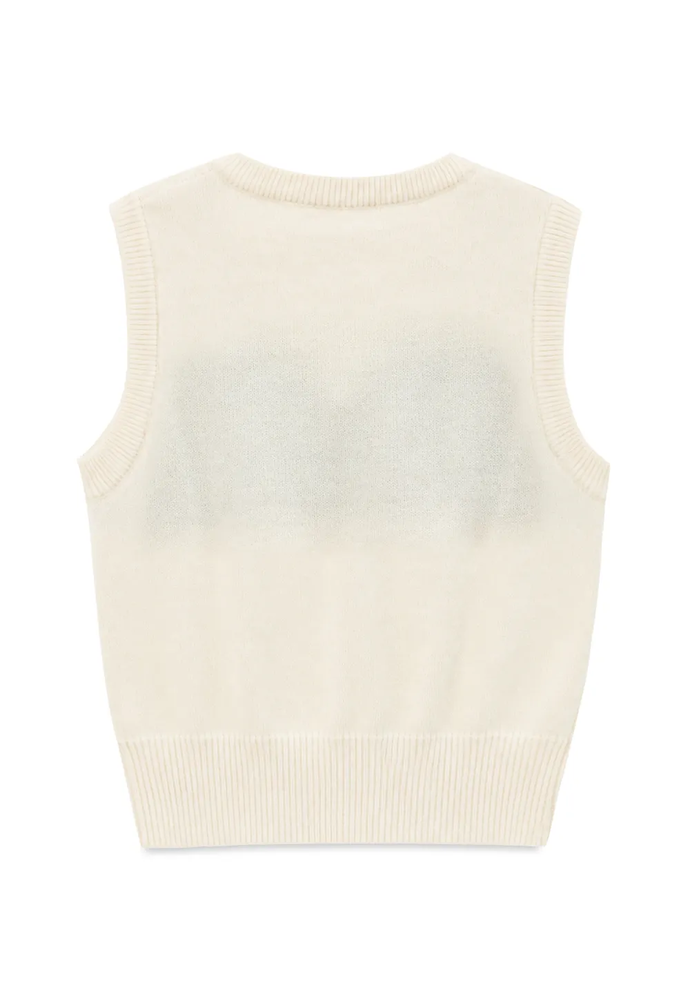Fair Isle Patterned V Neck Knit Vest