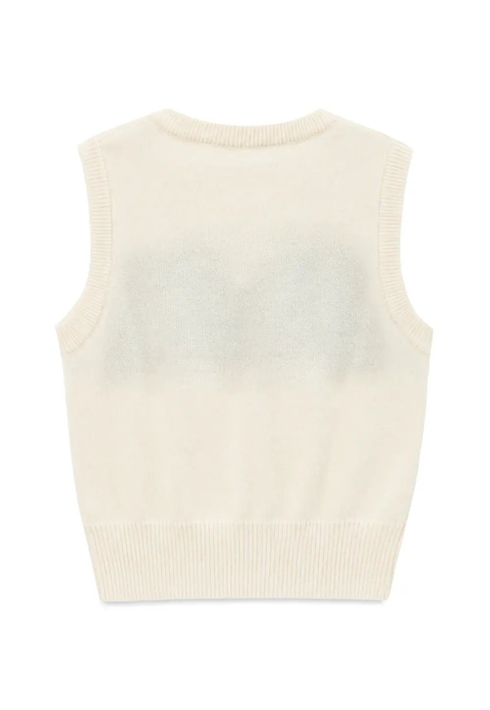 Fair Isle Patterned V Neck Knit Vest