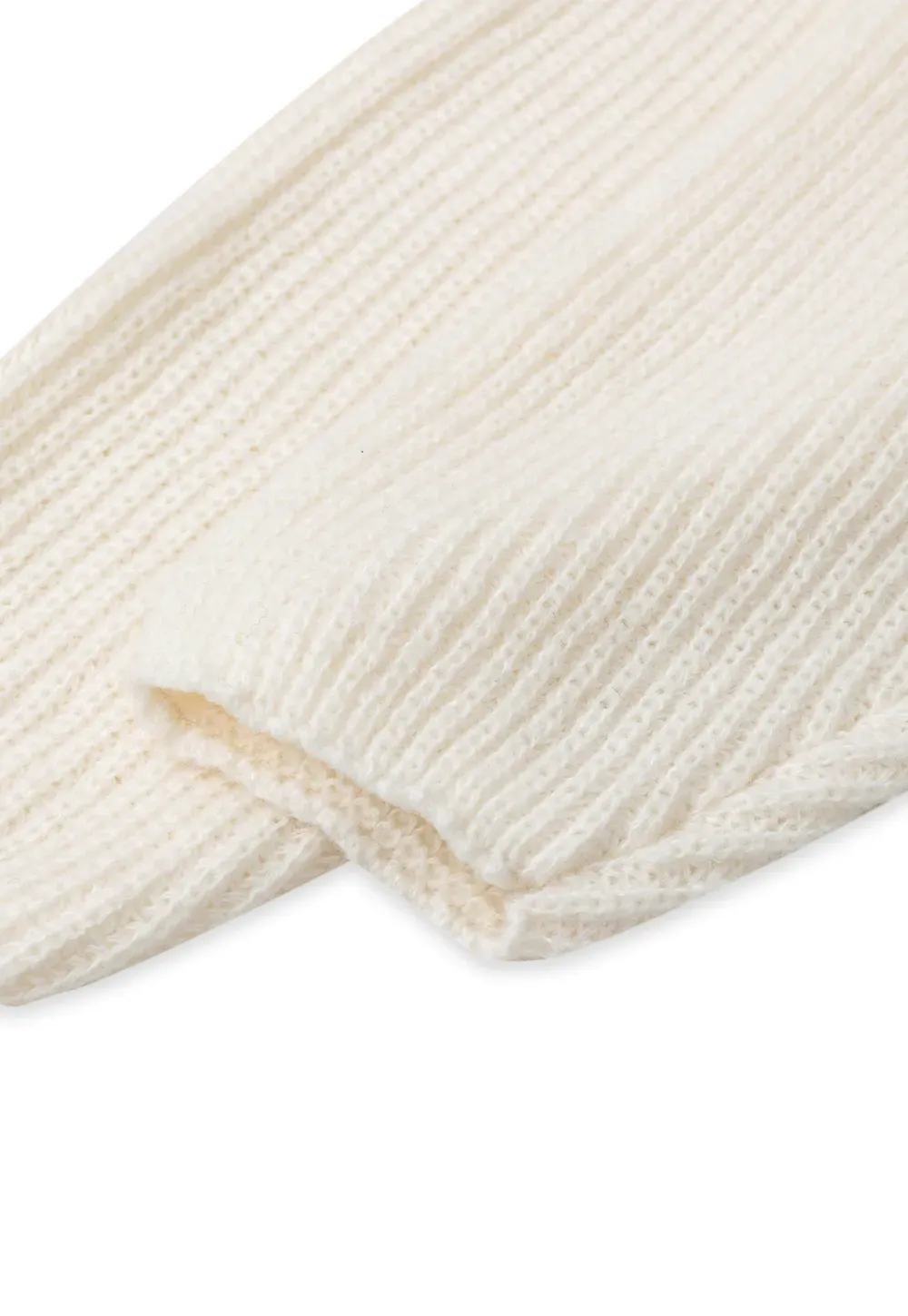 Ribbed Knit Long Sleeve Open Front Cardigan