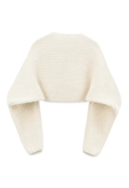 Ribbed Knit Long Sleeve Open Front Cardigan