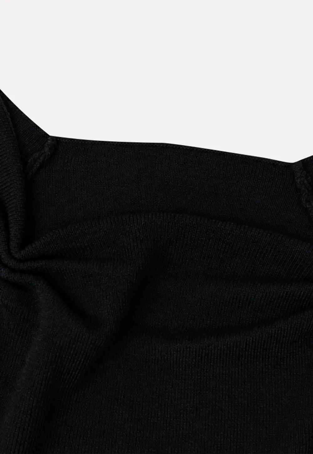 Off Shoulder Long Sleeve Woolen Knit Sweater