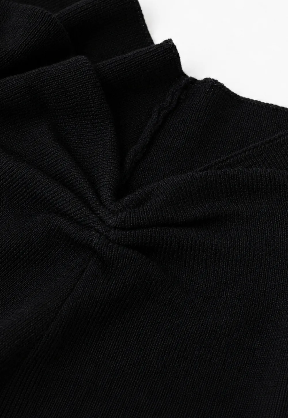 Off Shoulder Long Sleeve Woolen Knit Sweater