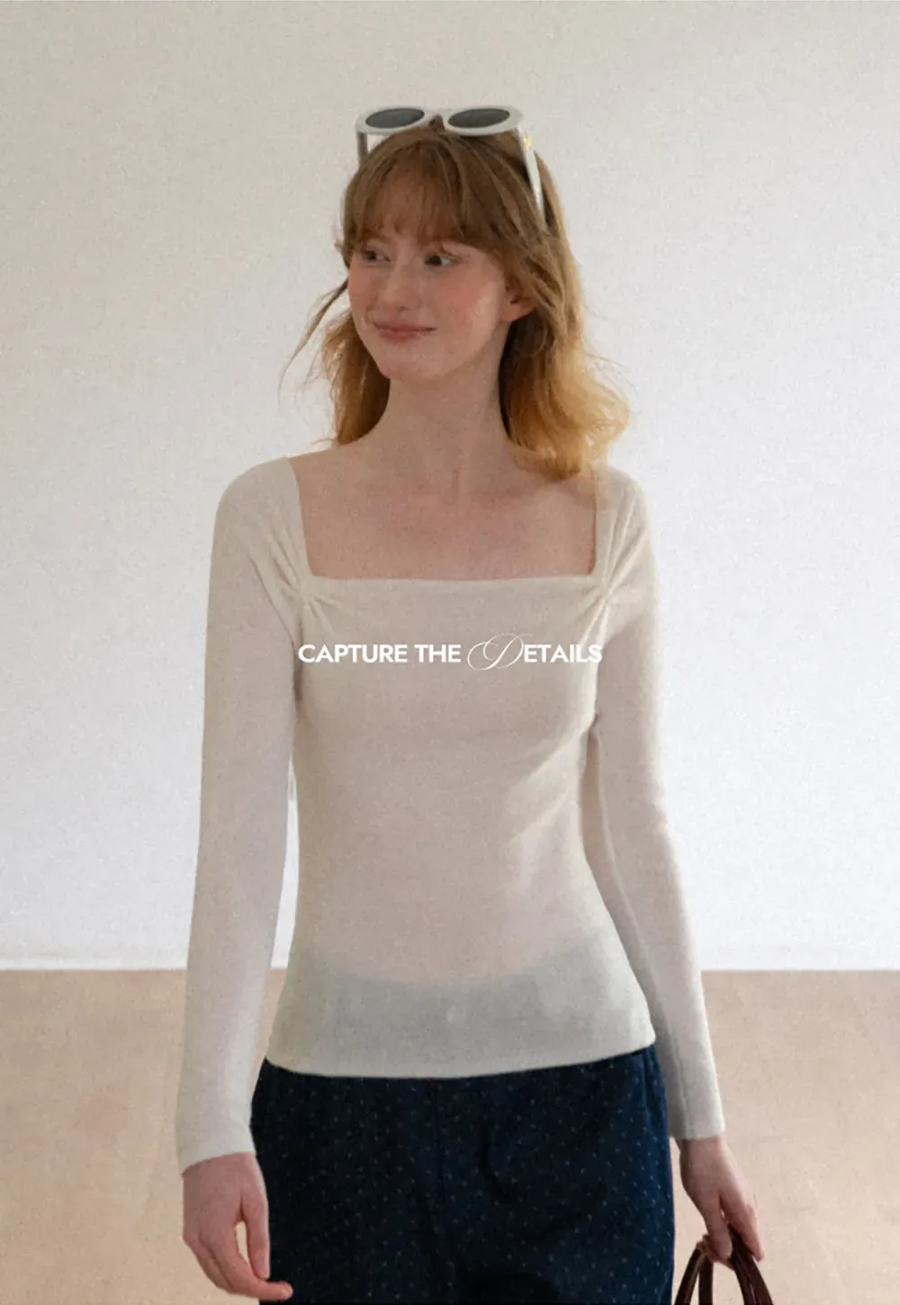 Off Shoulder Long Sleeve Woolen Knit Sweater