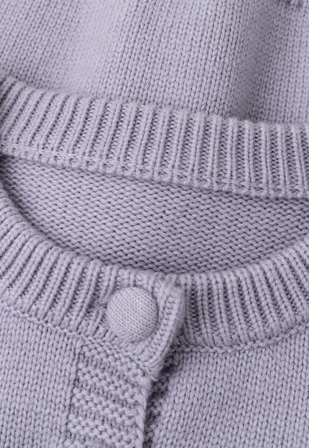 Cropped Ribbed Knit Sweater