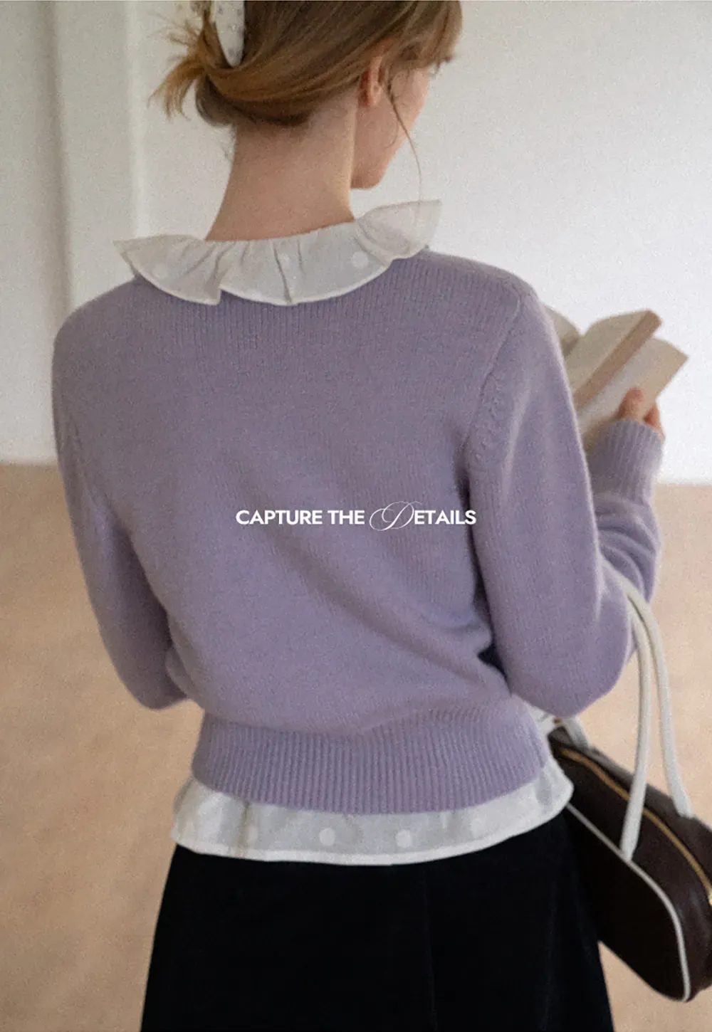 Cropped Ribbed Knit Sweater