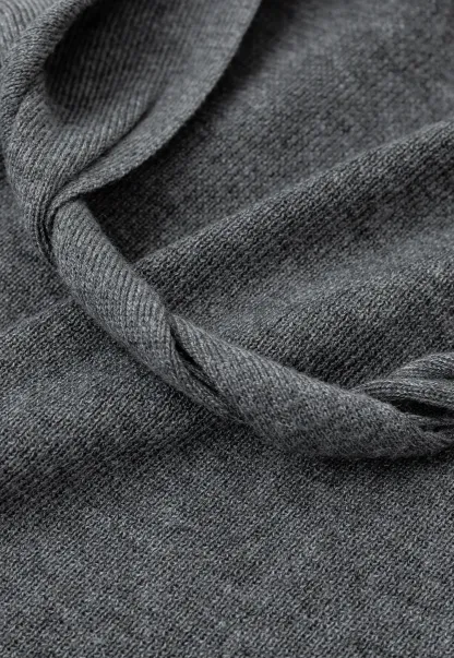 Open Back Long Sleeve Knit Sweater