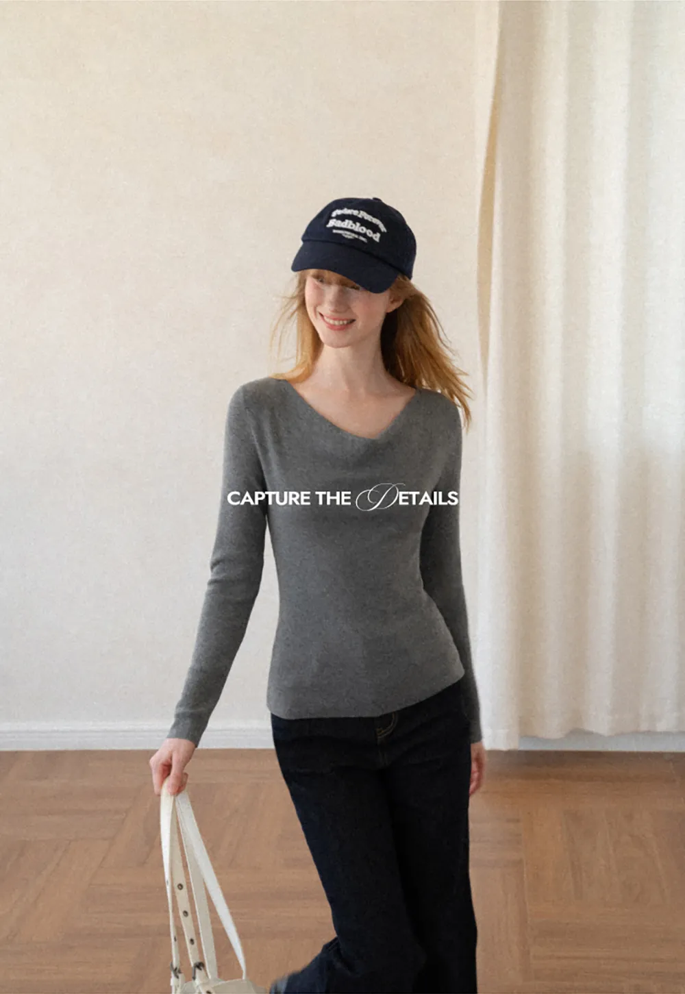 Open Back Long Sleeve Knit Sweater