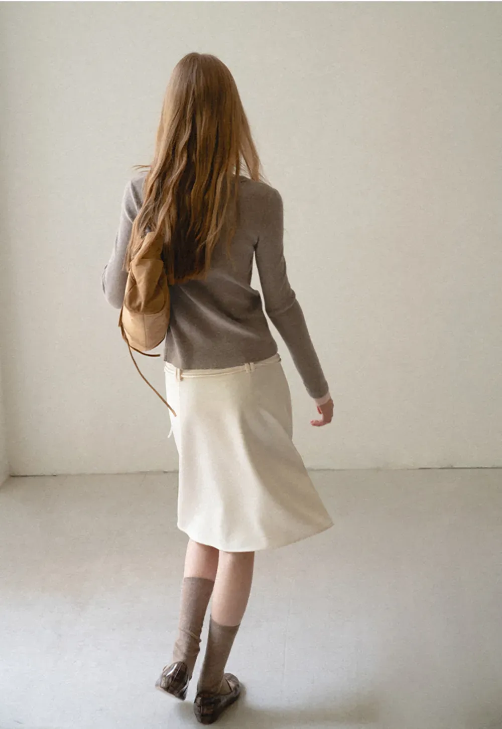 Cropped Cardigan with Button Front Woolen Knit Sweater