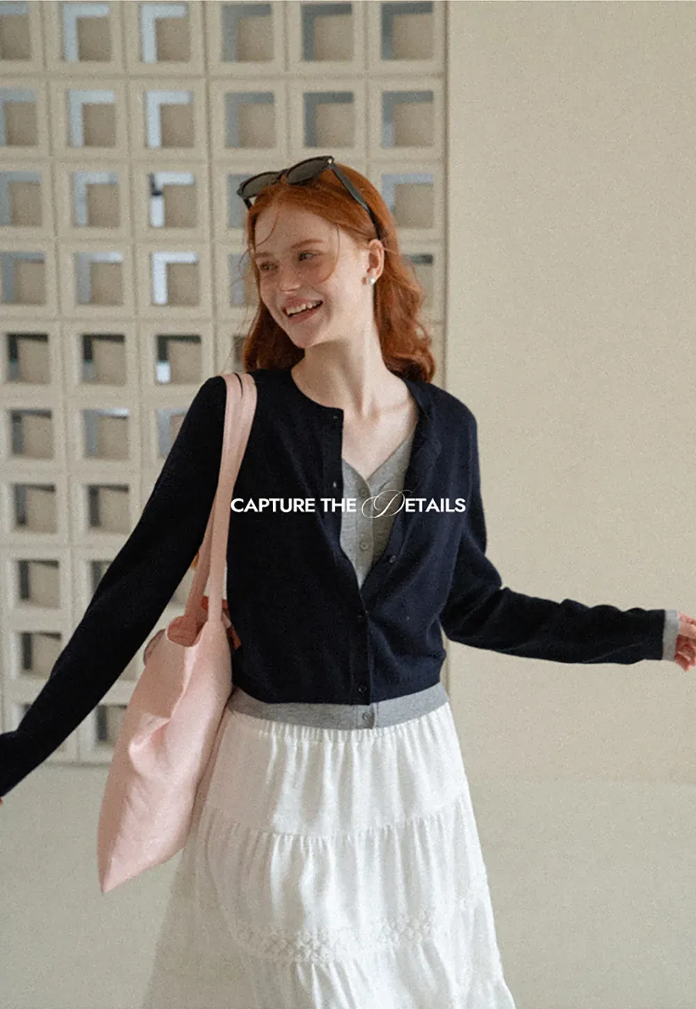 Button Front Cardigan with Contrasting Cuff Detail Woolen Knit Sweater