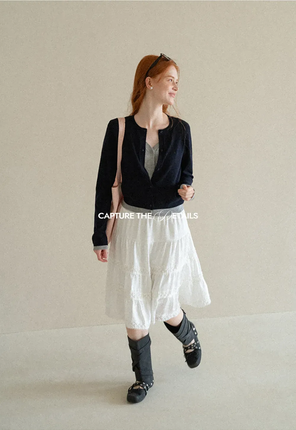 Button Front Cardigan with Contrasting Cuff Detail Woolen Knit Sweater