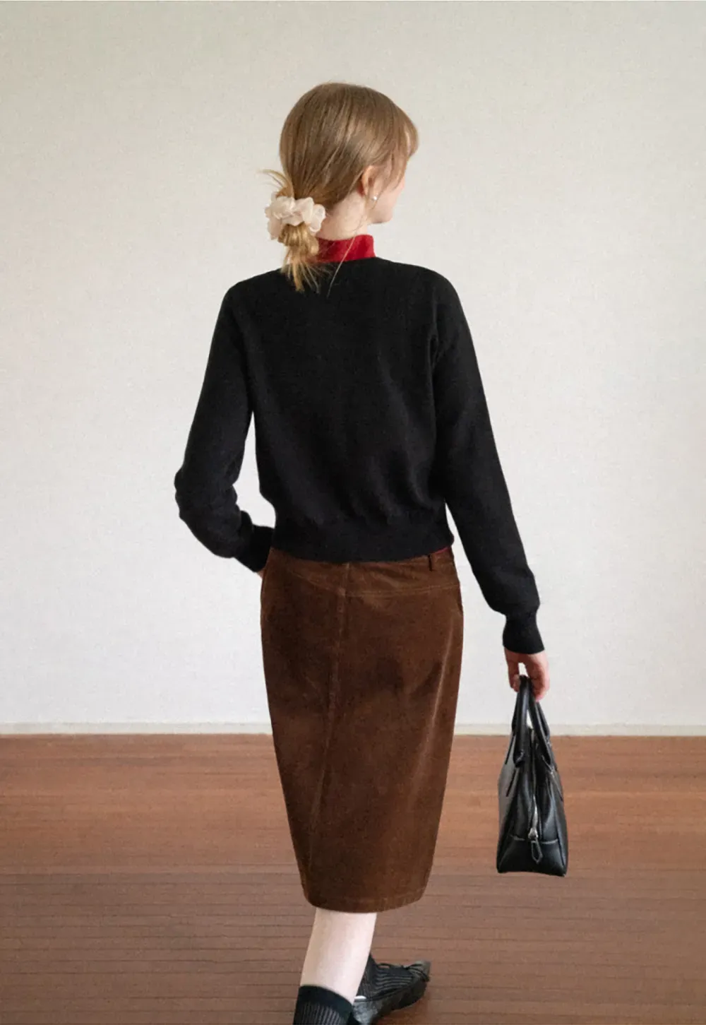Argyle Pattern Cable Knit Cardigan