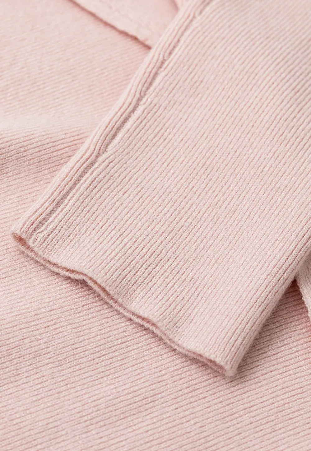 V Neck Cross Front Cutout Long Sleeve Knit Sweater