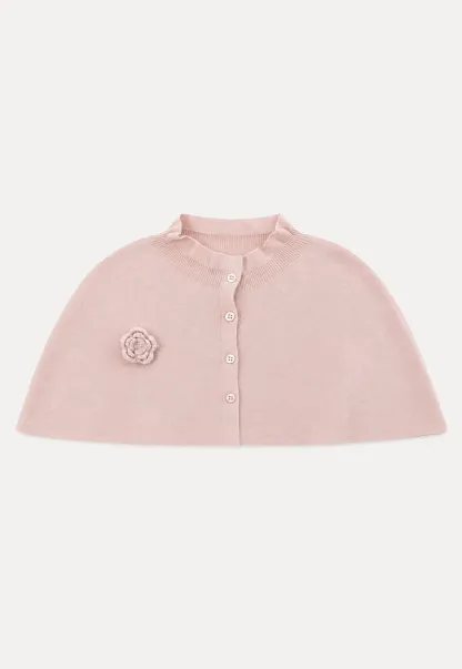 Cropped Round Neck Button Front Knit Cardigan