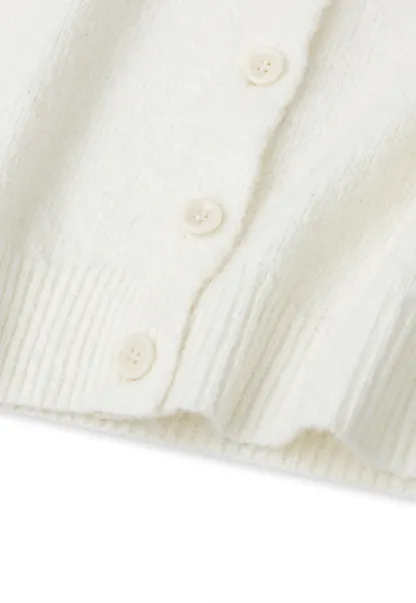 Short Sleeve Ribbed Hem Knit Sweater