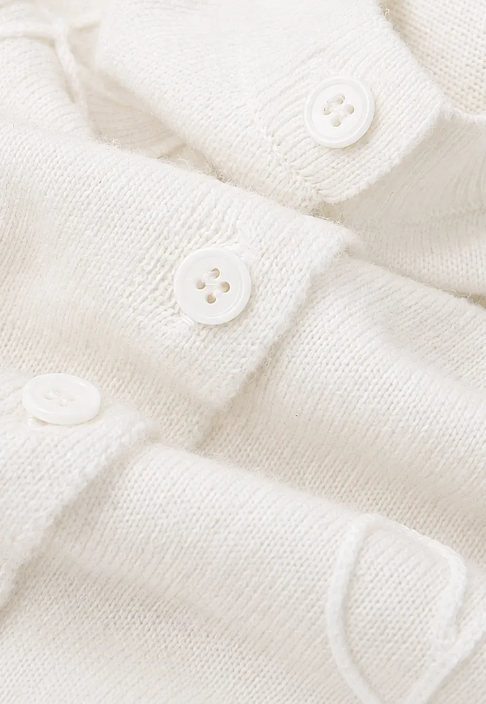 Embroidered Floral Peter Pan Collar Knit Cardigan
