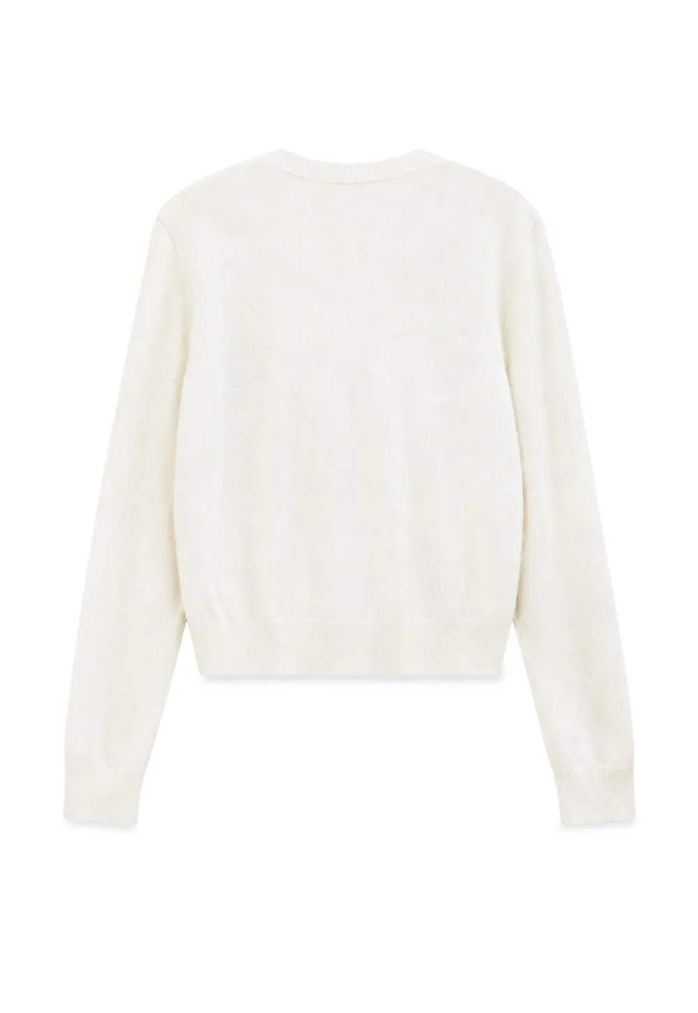 Embroidered Floral Peter Pan Collar Knit Cardigan