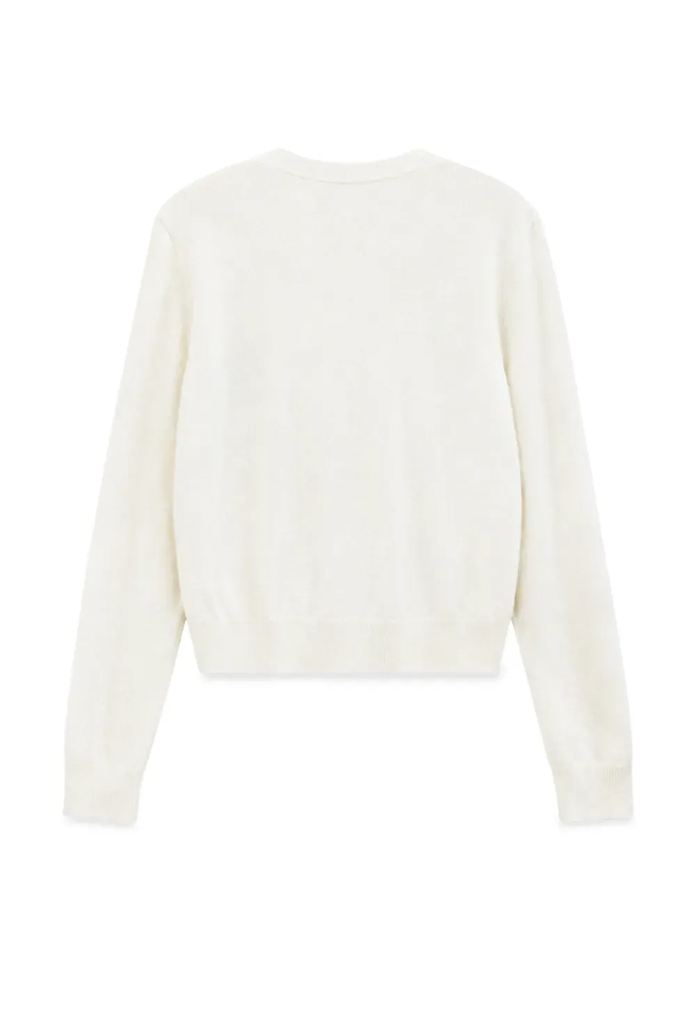 Embroidered Floral Peter Pan Collar Knit Cardigan