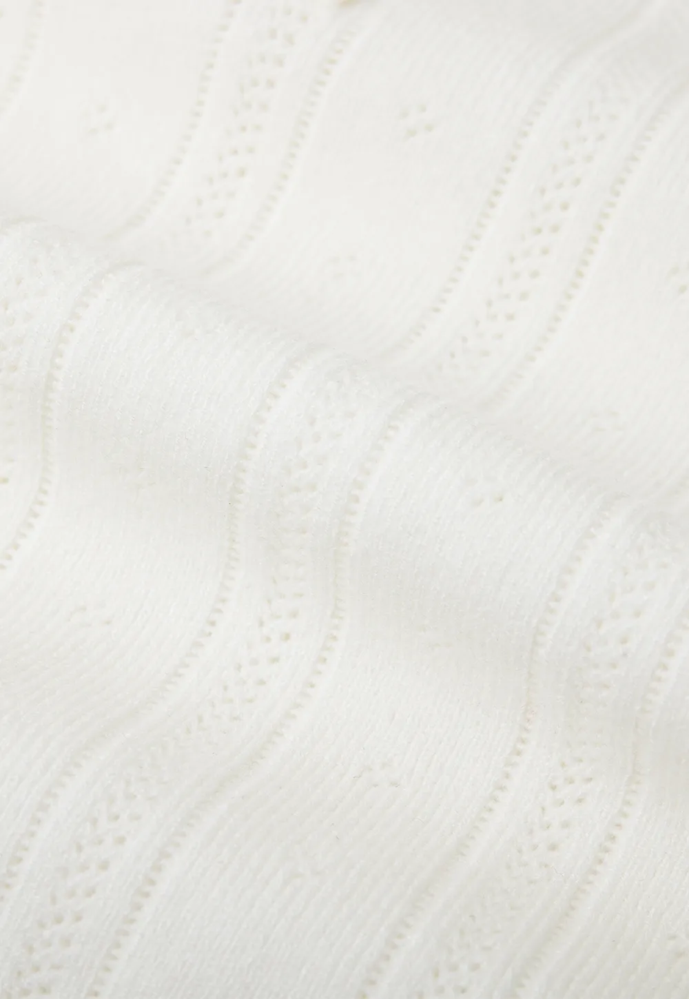 Peter Pan Collar Ribbed Knit Sweater
