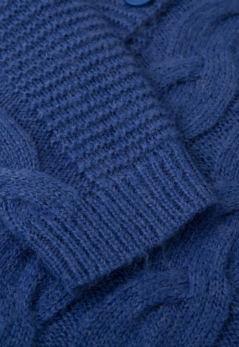 Cable Knit Cardigan Woolen Knit Sweater