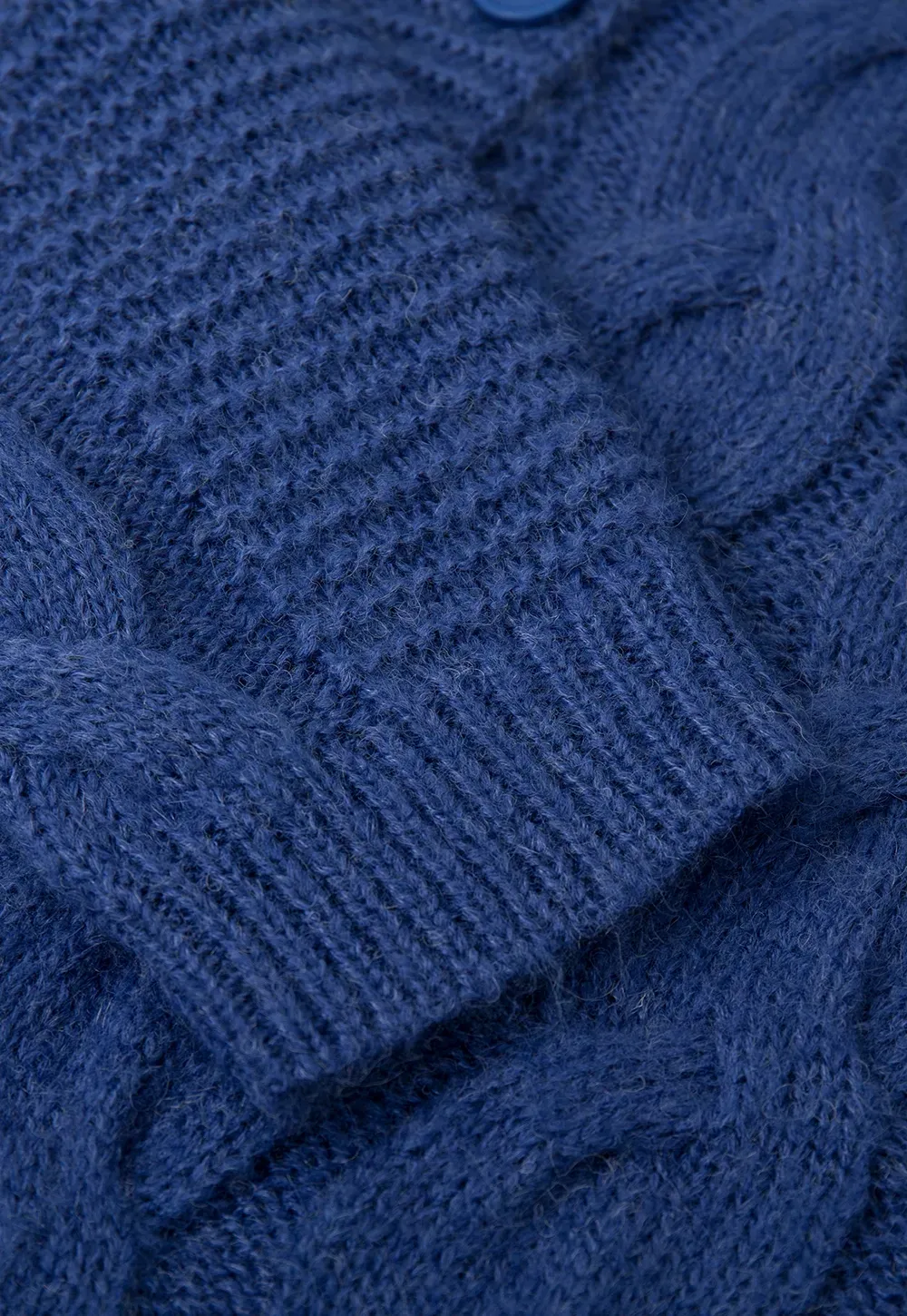 Cable Knit Cardigan Woolen Knit Sweater