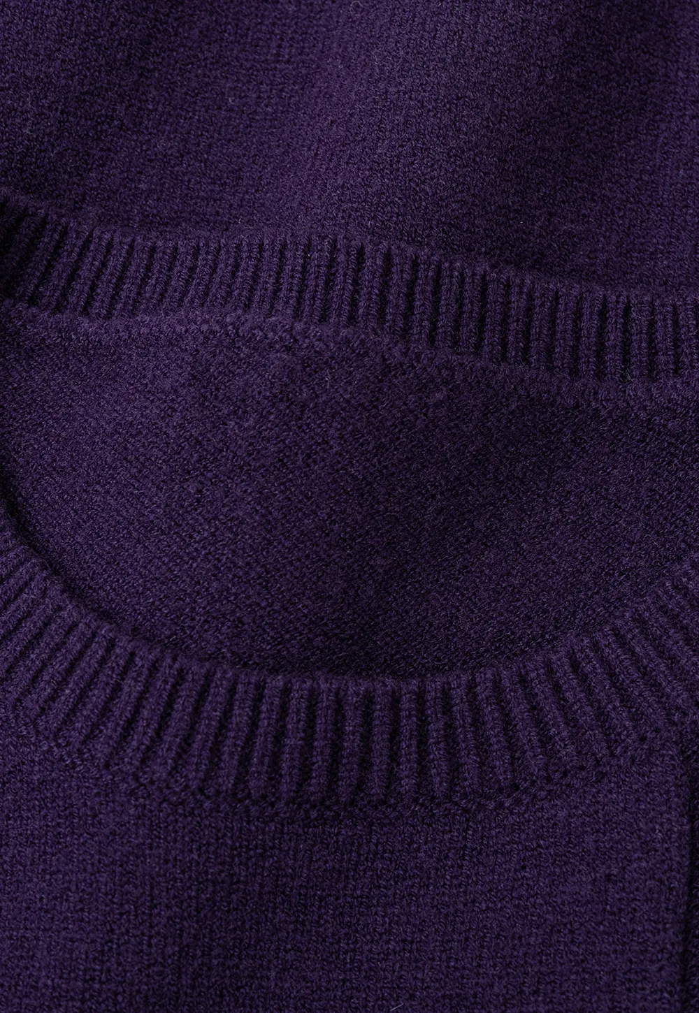 Cropped Ribbed Knit Sweater with Detachable Cowl Neck
