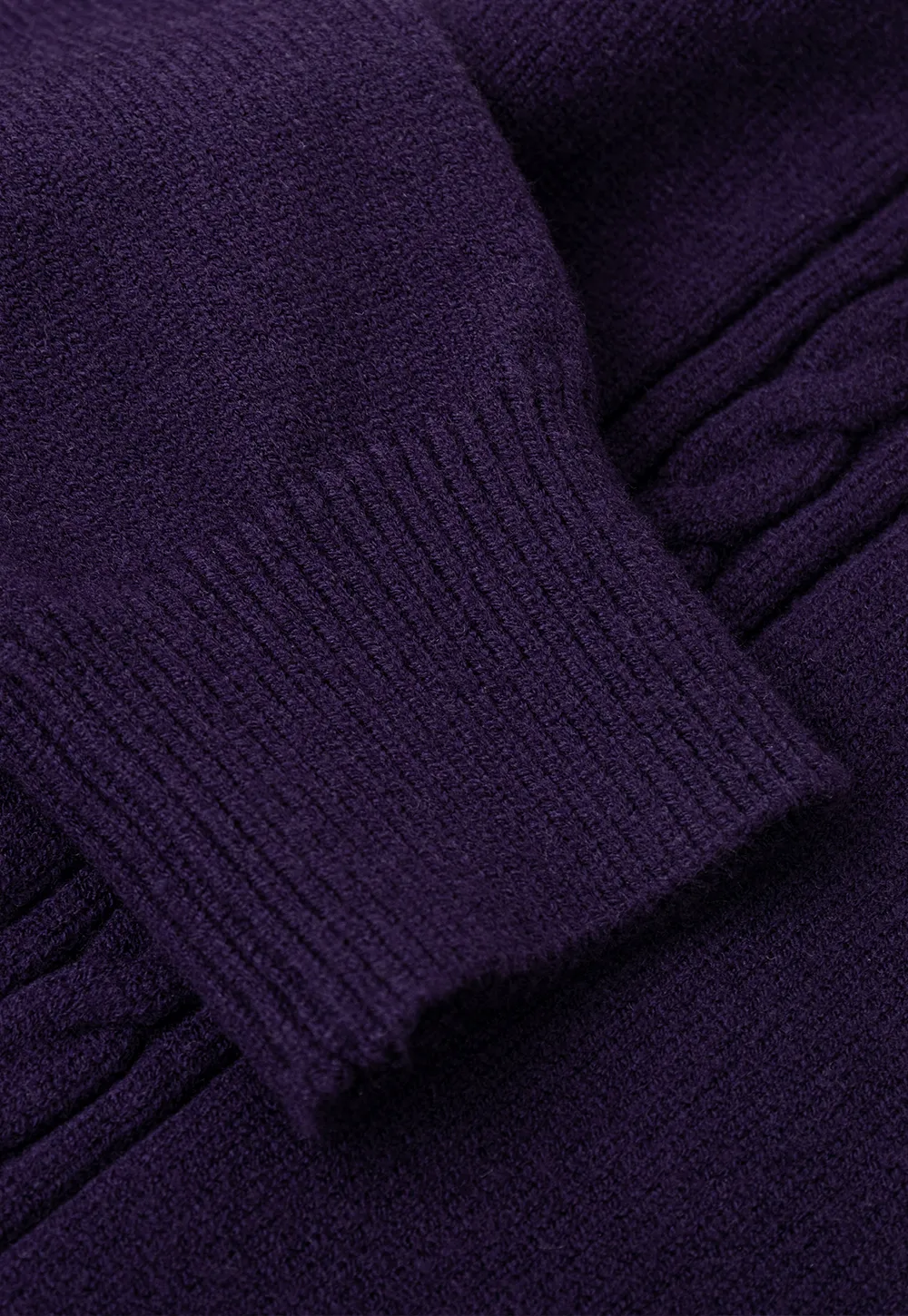 Cropped Ribbed Knit Sweater with Detachable Cowl Neck