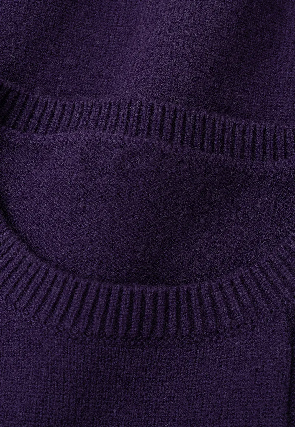 Cropped Ribbed Knit Sweater with Detachable Cowl Neck