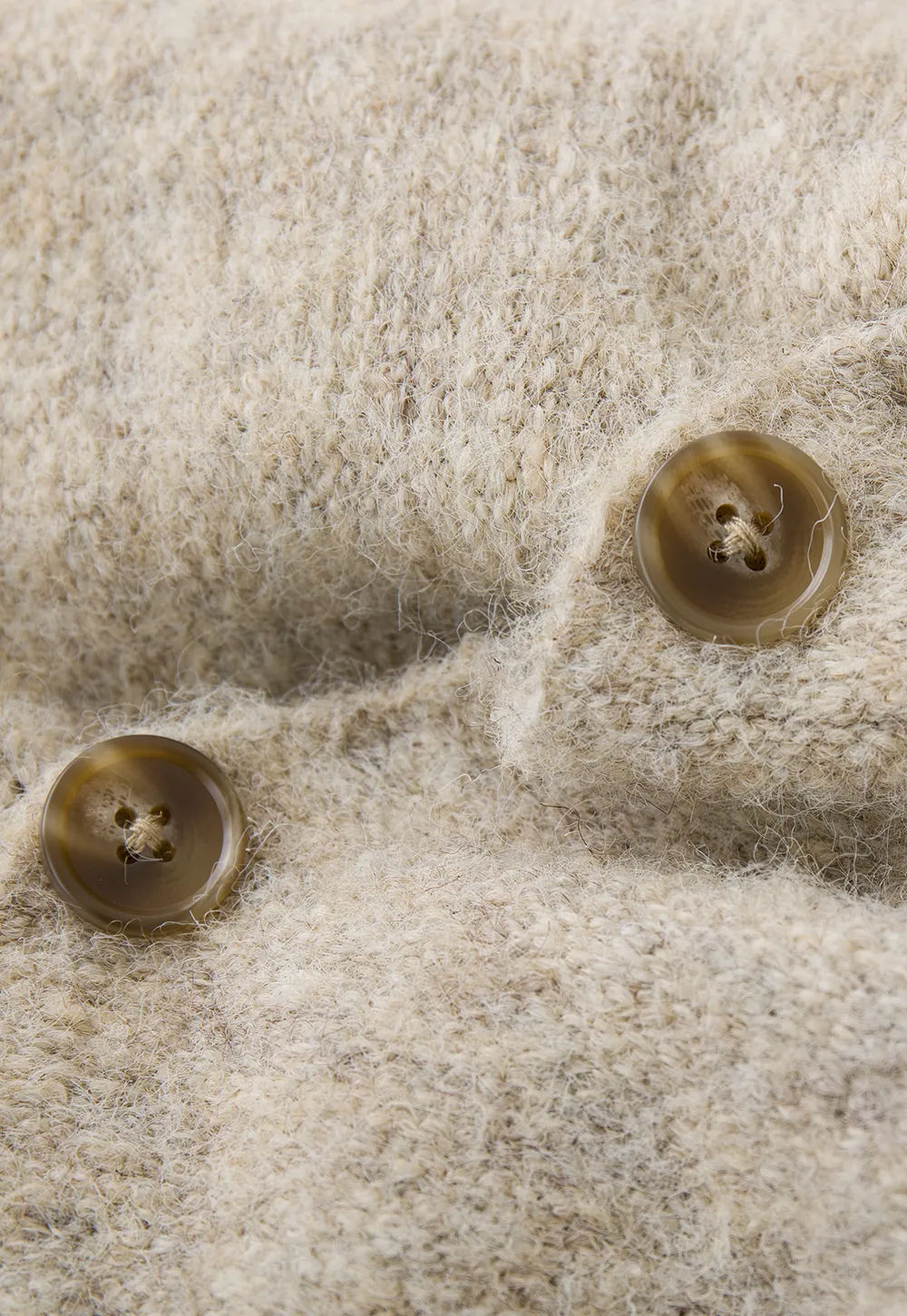 Asymmetrical Draped Cowl Neck Woolen Knit Sweater