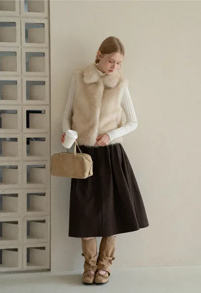 Ribbed Knit Turtleneck Long Sleeve Sweater