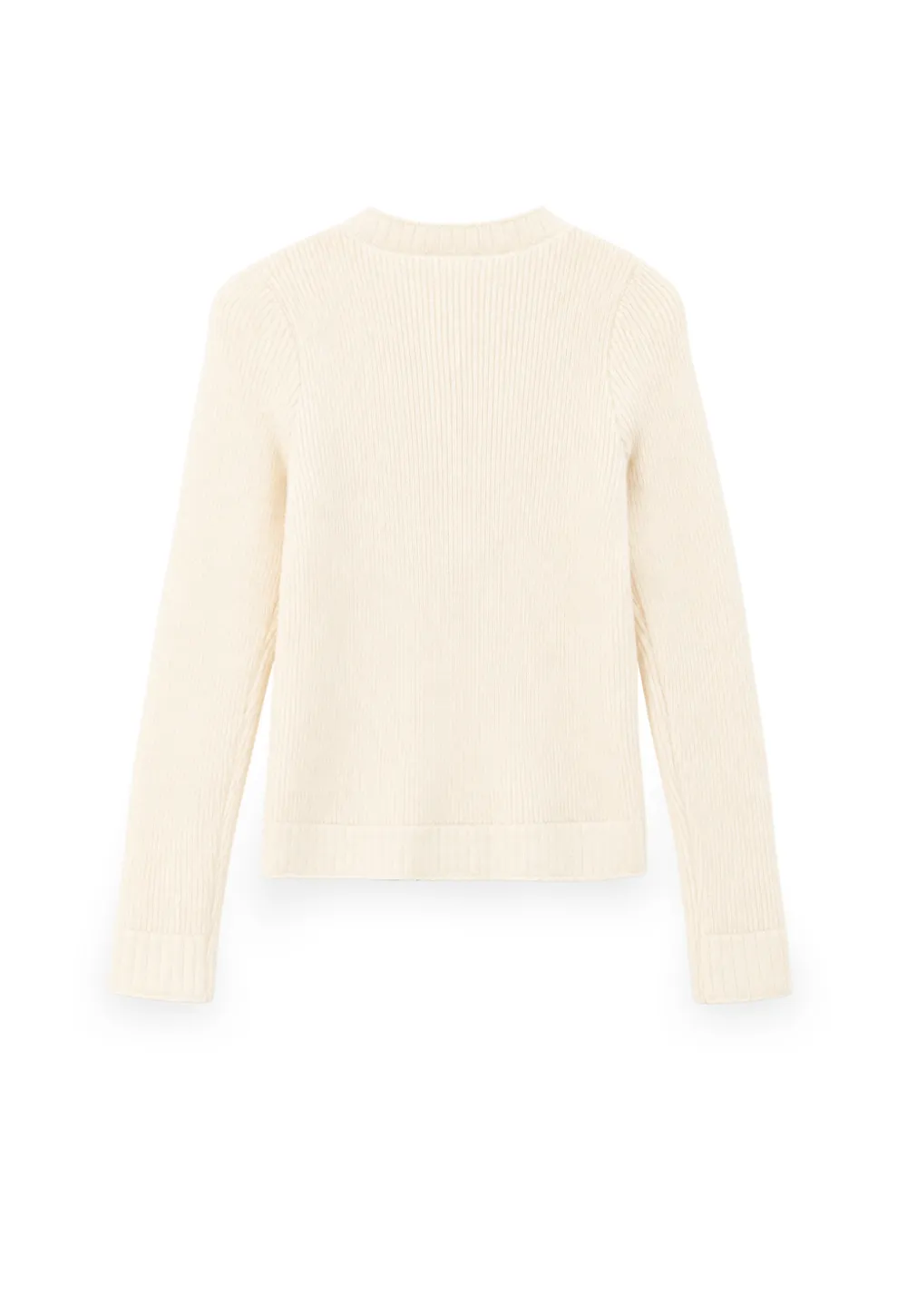 Ribbed Knit Henley Button Front Sweater