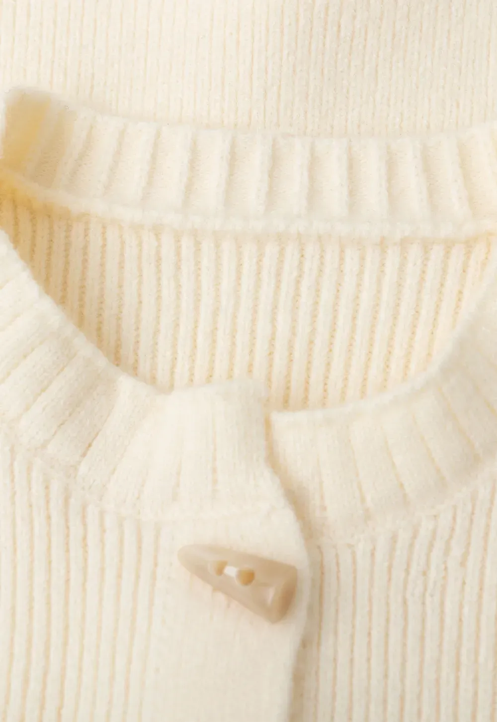 Ribbed Knit Henley Button Front Sweater