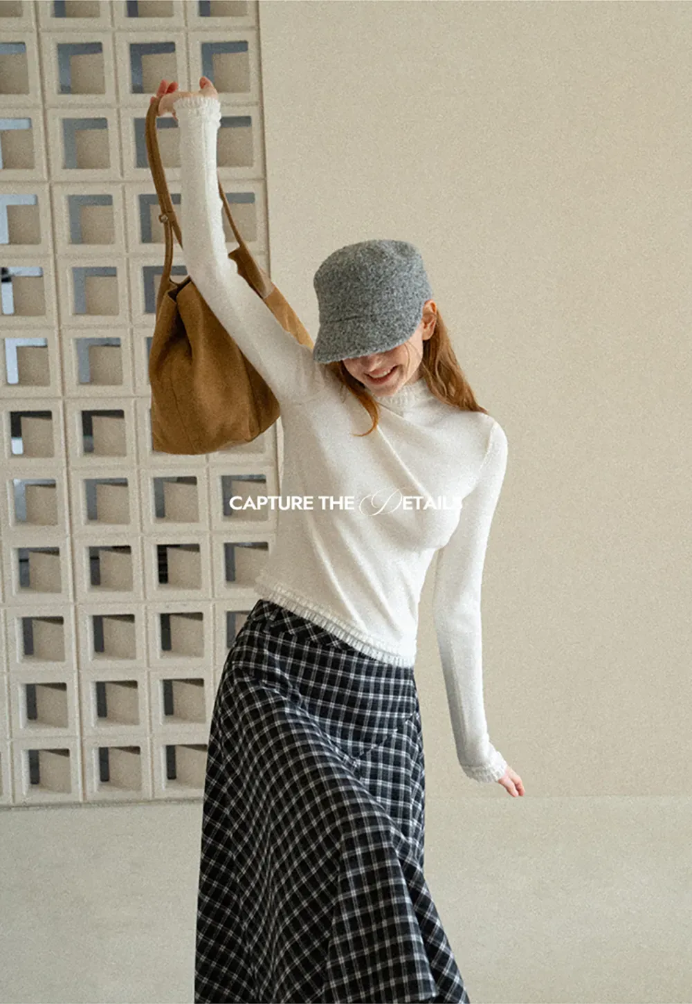 High Neck Ribbed Knit Woolen Sweater