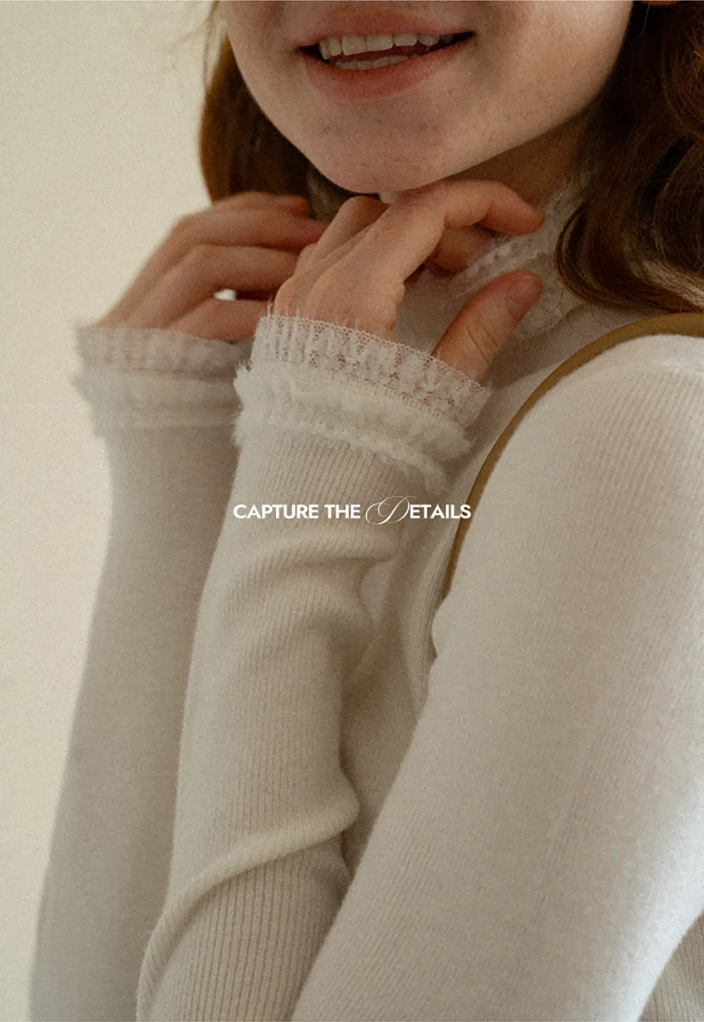 High Neck Ribbed Knit Woolen Sweater