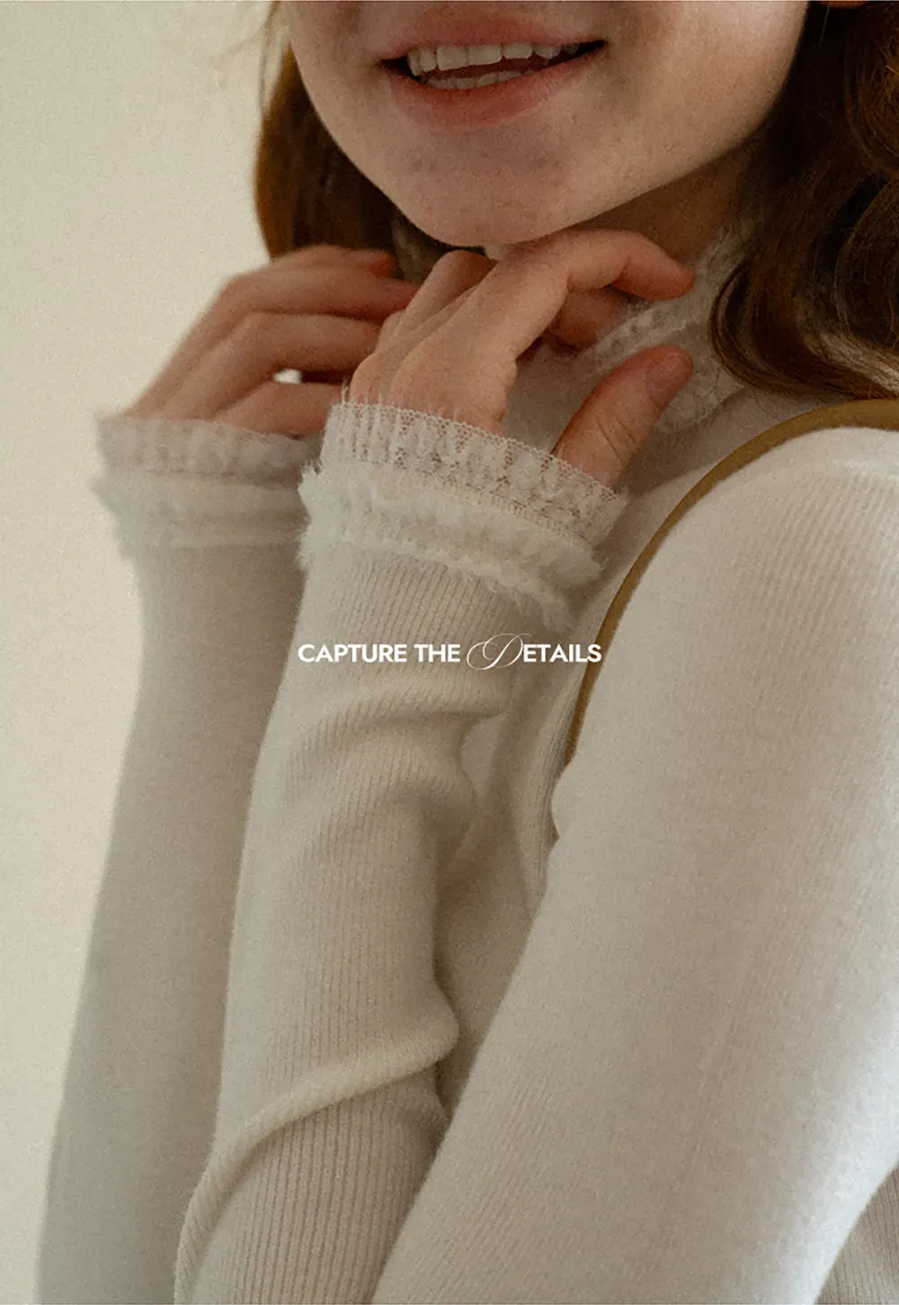 High Neck Ribbed Knit Woolen Sweater