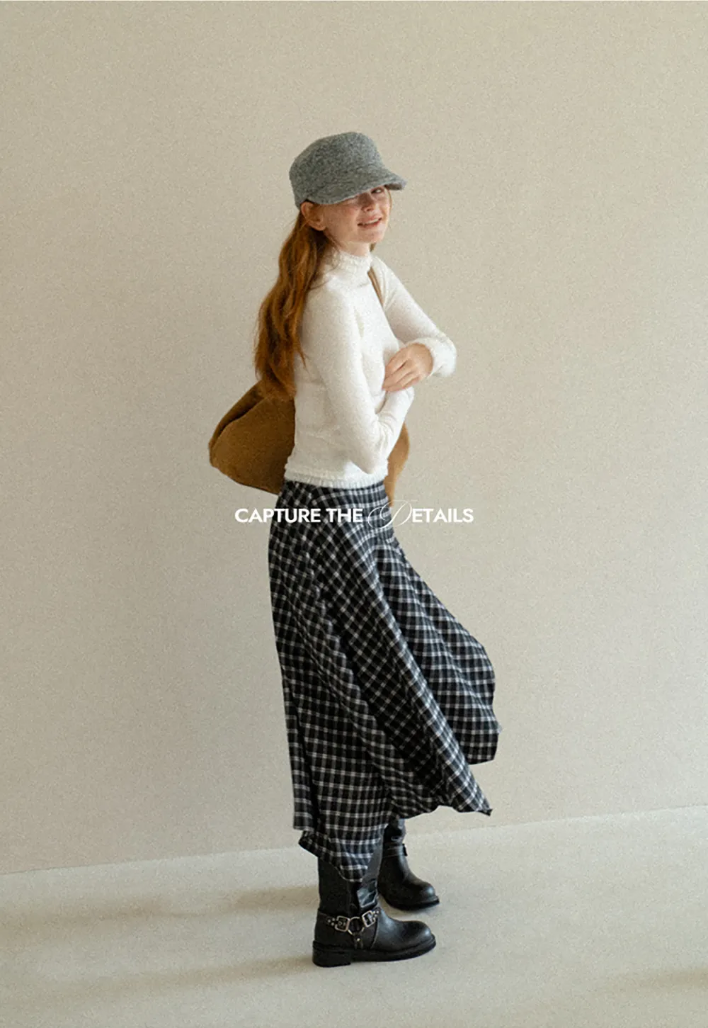 High Neck Ribbed Knit Woolen Sweater
