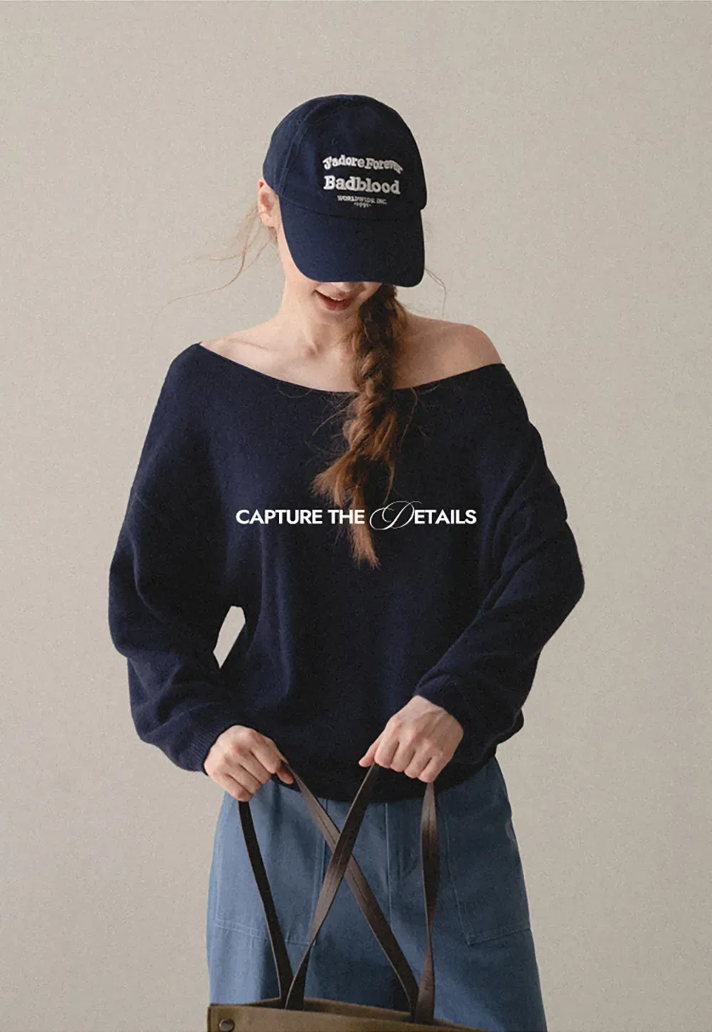 Off Shoulder Asymmetrical Knit Sweater